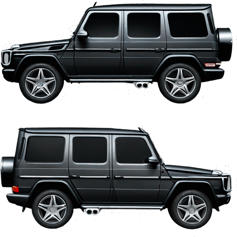 g wagon car mercedes black  emoji