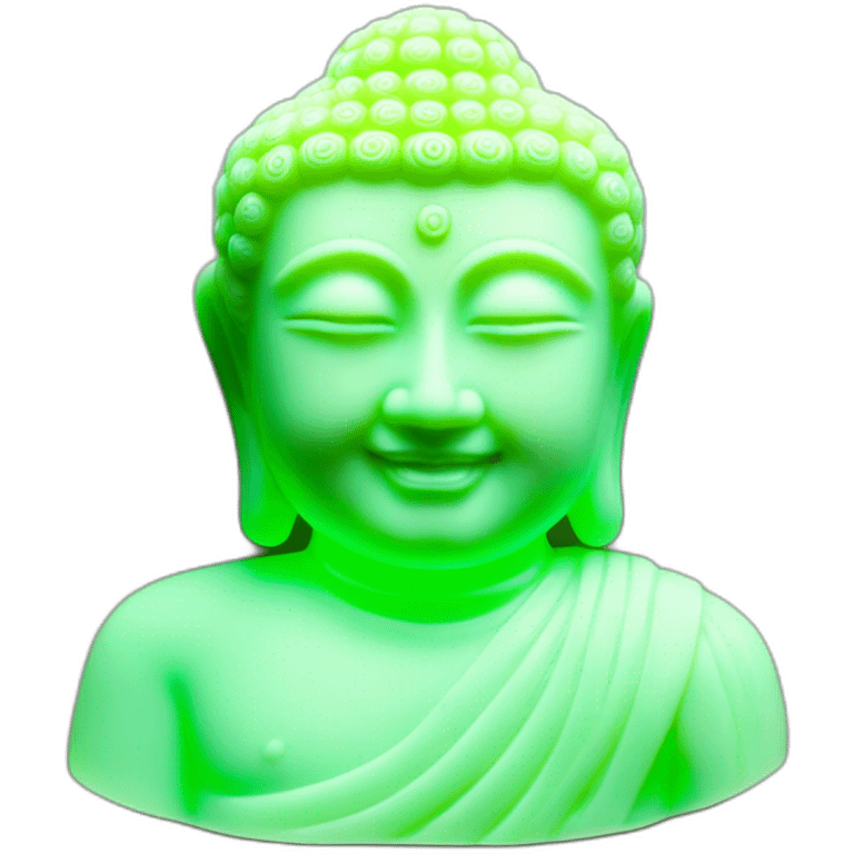 Bouddha uranium glass emoji