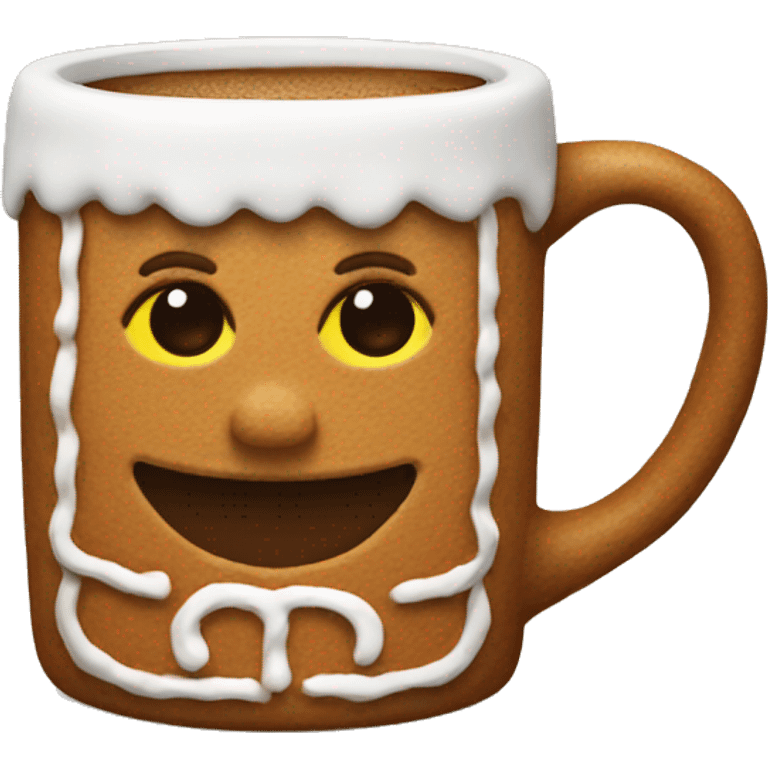 gingerbread mug emoji