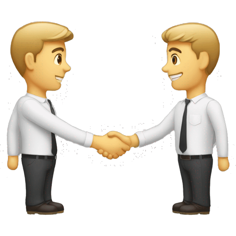 2 men handshake emoji