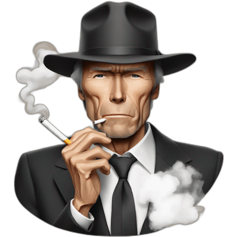 Nodrawing clint eastwood smoking emoji