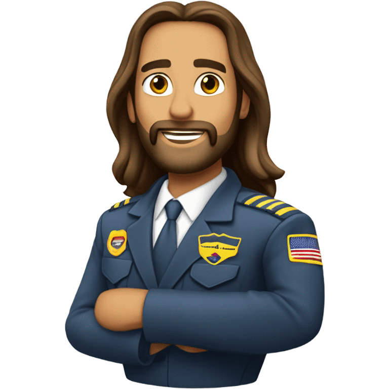 Jesus Christ airline pilot emoji