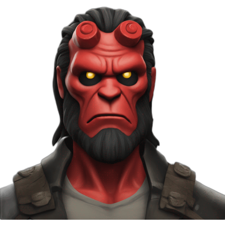 Hellboy from the movies emoji