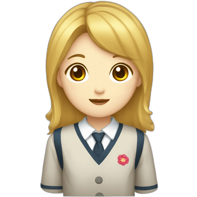 Korean school uniform emoji