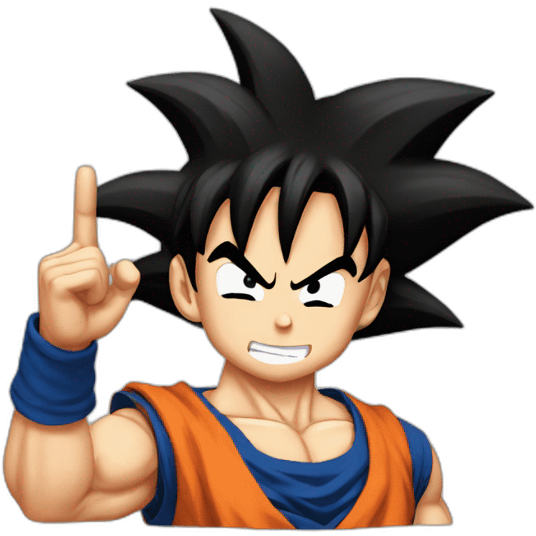 goku salute emoji