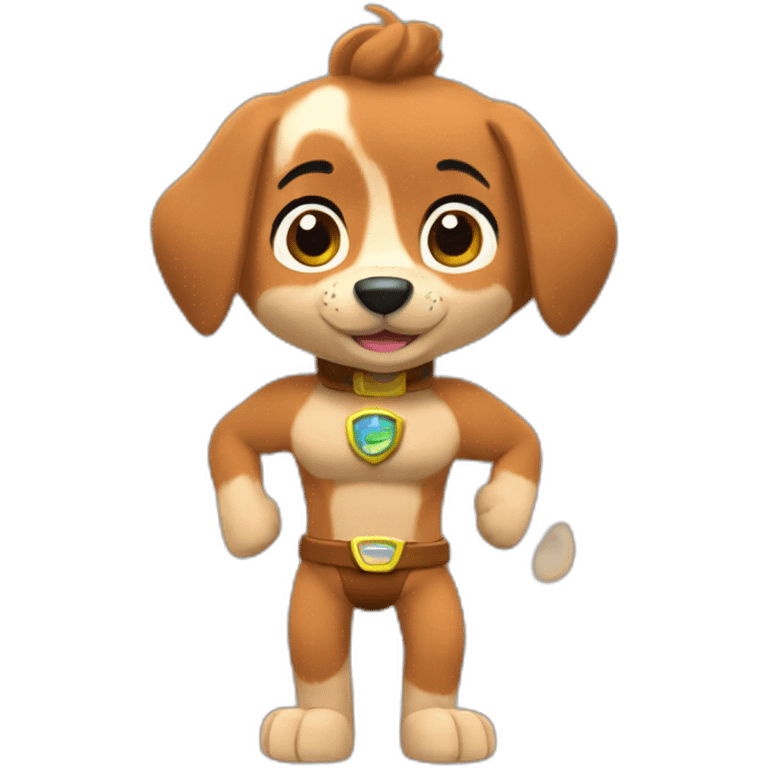 Naturist paw patrol emoji