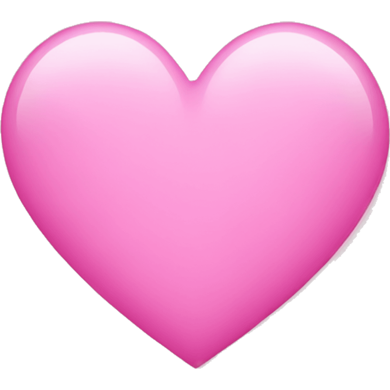 Pink light heart emoji