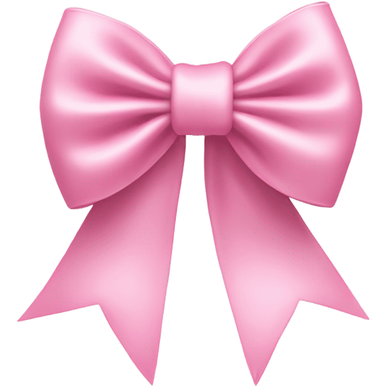 light pink bow on light pink bow emoji