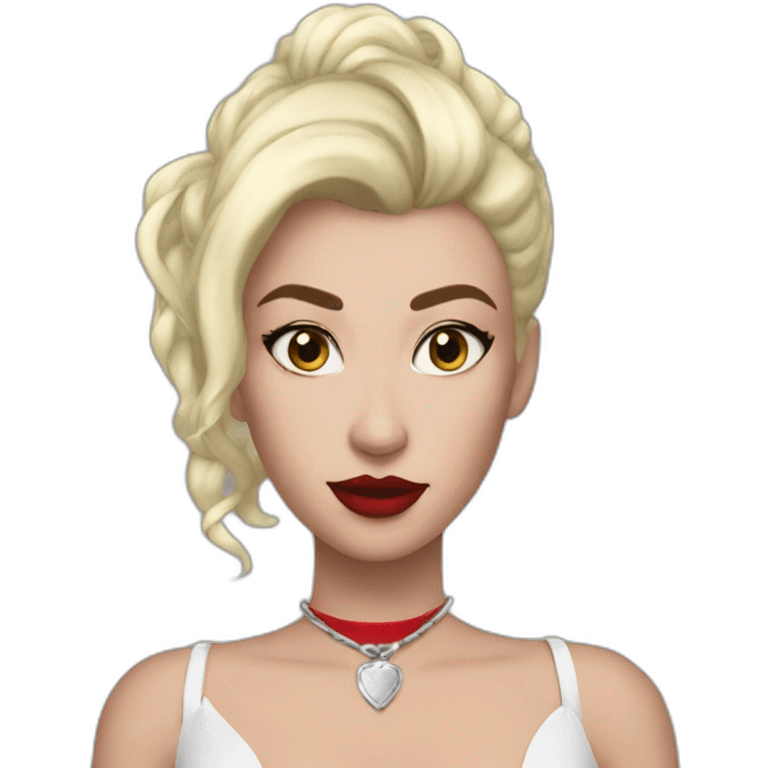 Harley queen peau blanche emoji