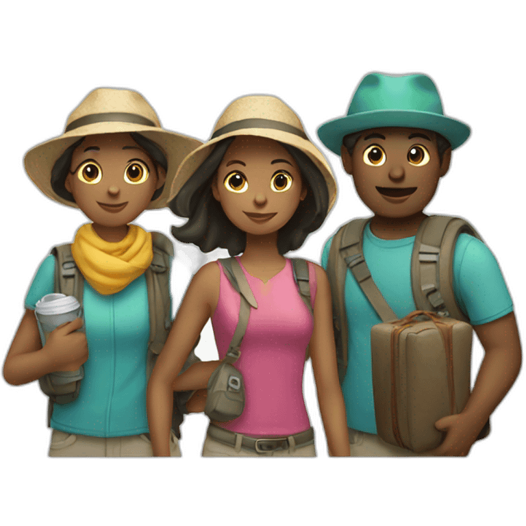 travel trio emoji