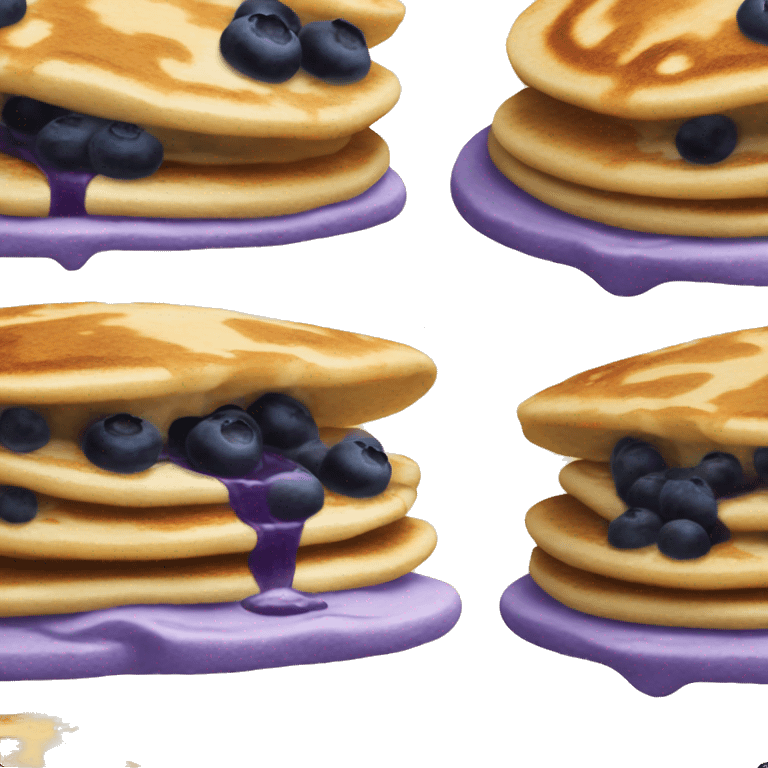 Blueberry pancakes  emoji