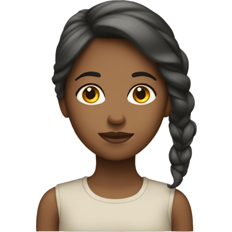 Neutral basic girl emoji