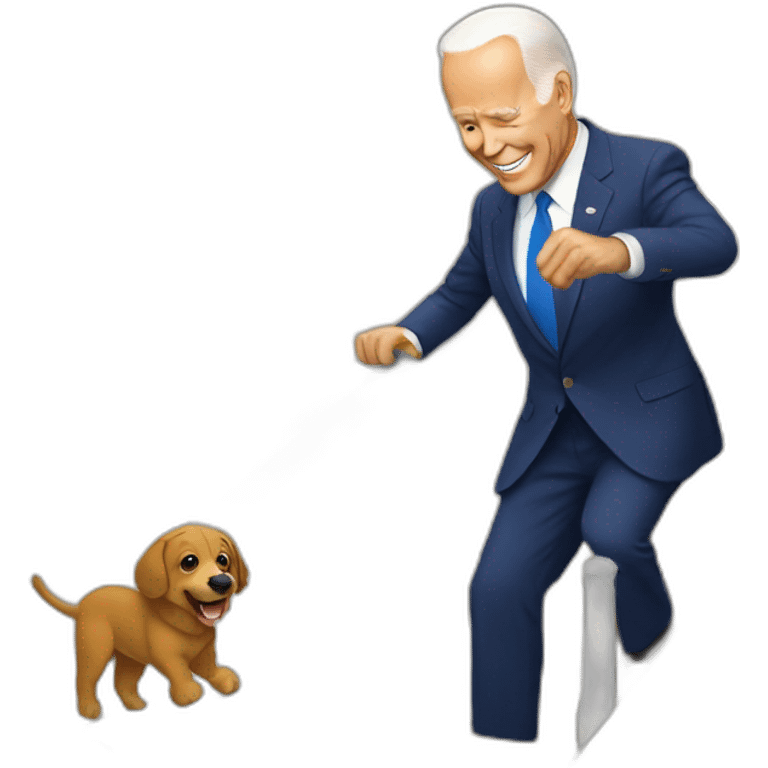 Biden and Stairs emoji