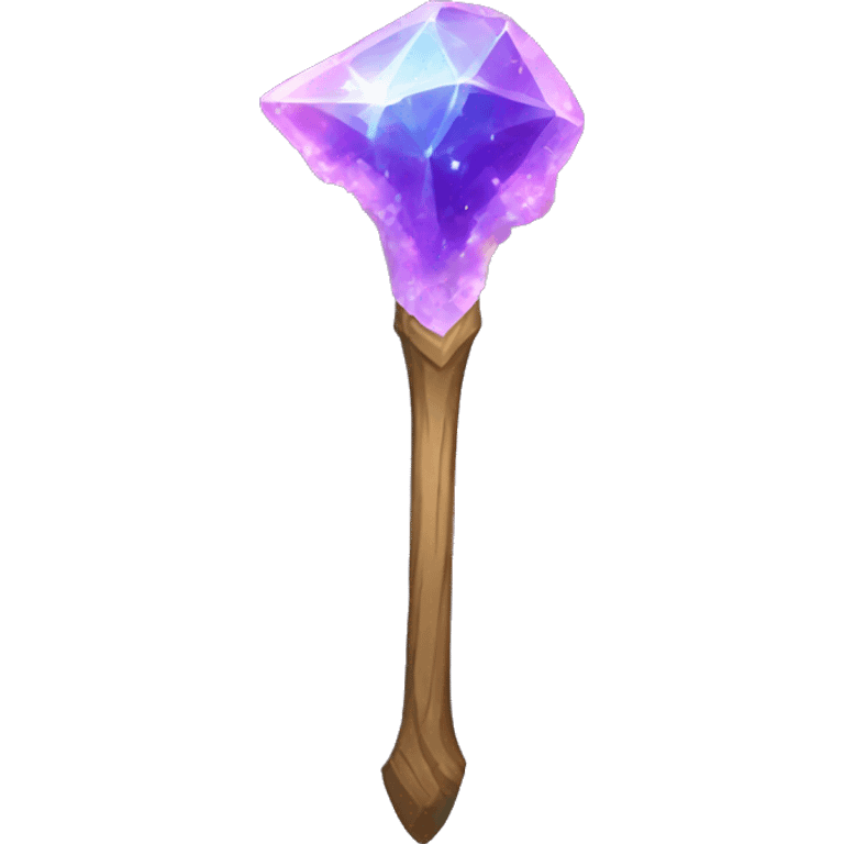 magical crystal geode Great axe emoji