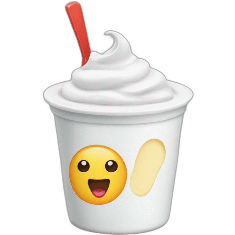 Yogurt emoji