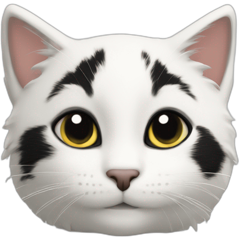 Bebe chat noir et blanc emoji