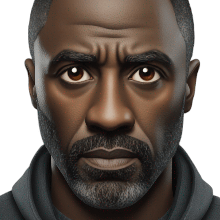 idris elba serious emoji