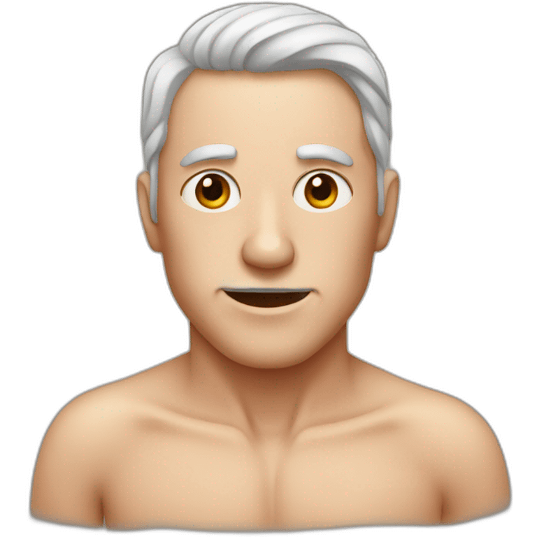 man skin disease emoji