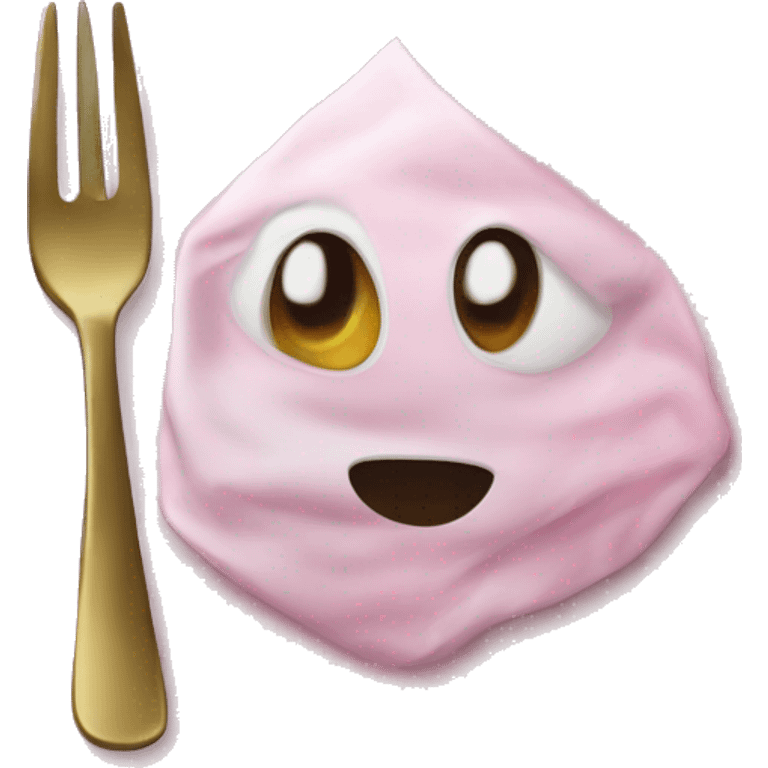 Pink Winter Napkin emoji