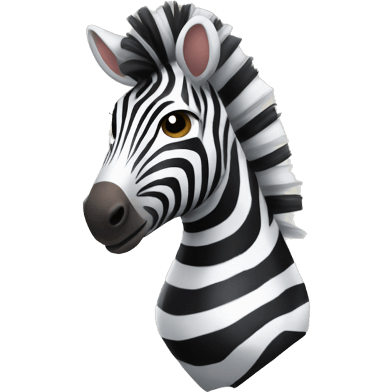 zebra with abs  emoji