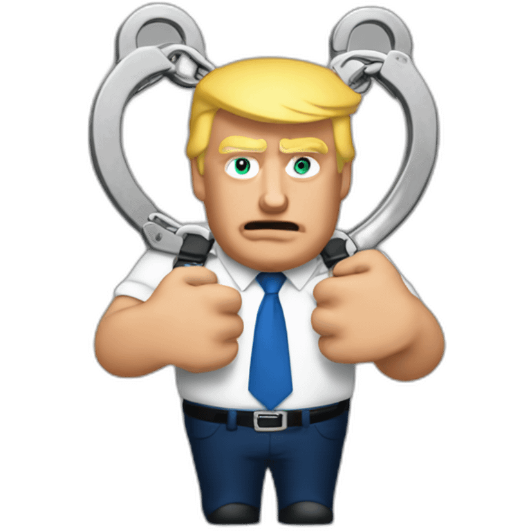 trump-in-handcuffs emoji