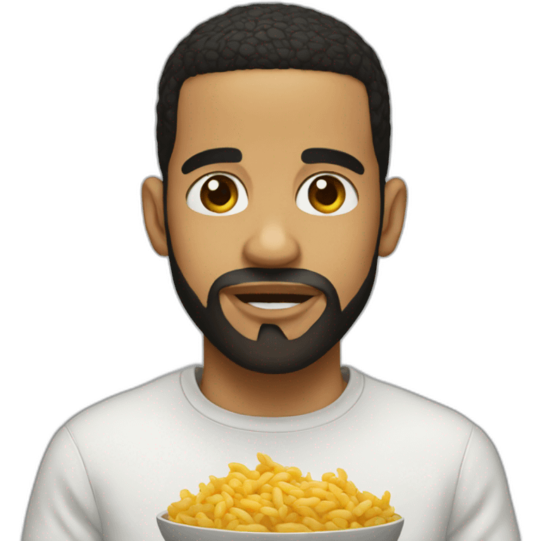 Drake eating emoji