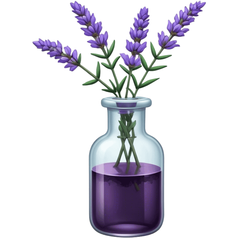 Dead lavendel in bottle emoji