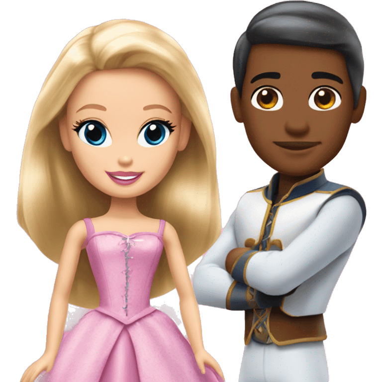 Barbie princess and the pauper emoji