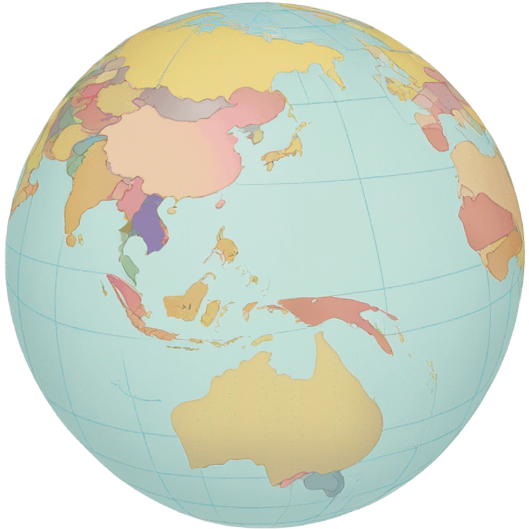 globe east asia emoji