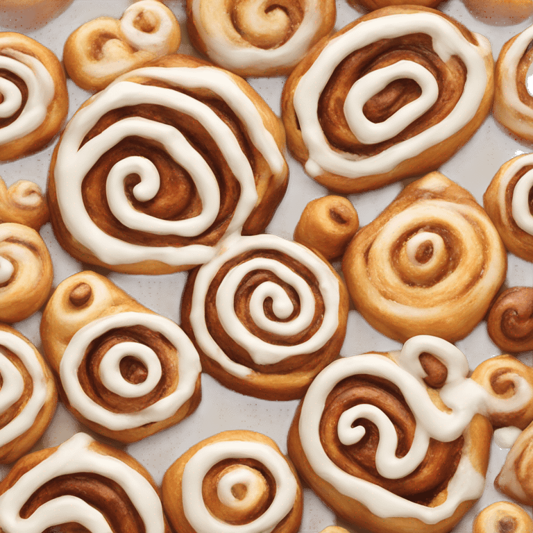 Cinnamon roll Christmas like emoji