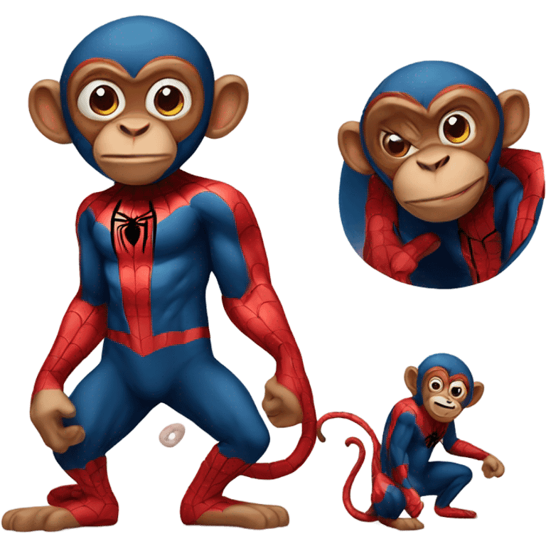 spiderman monkey emoji