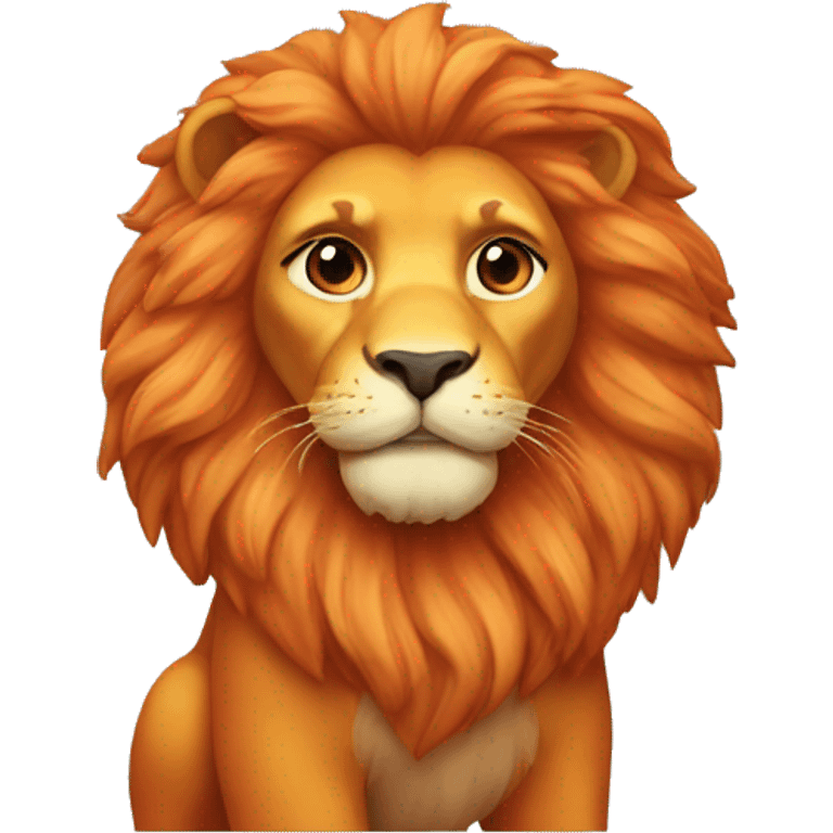 Orange Leo lion sumvol  emoji