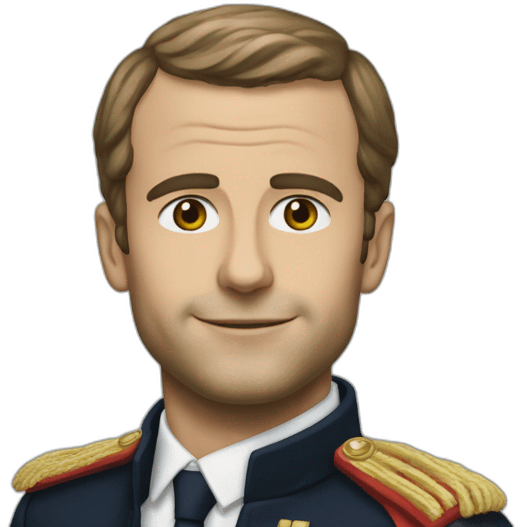 Macron avec marine emoji