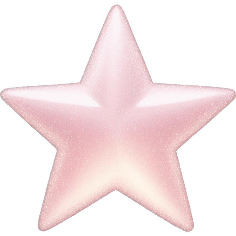 pale pink star sparkle emoji