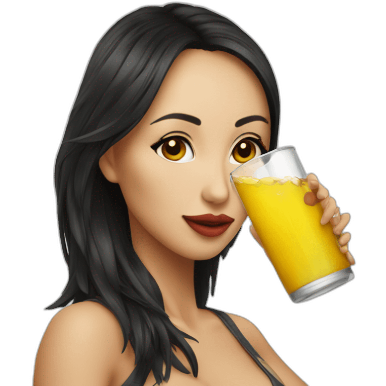 katsuni drinking emoji