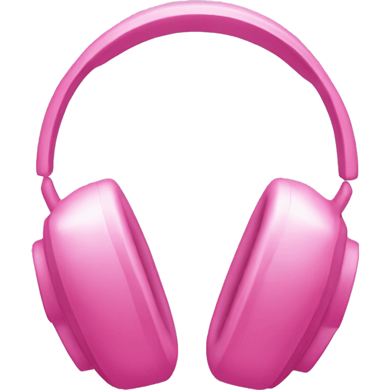 Pink rinestone headphones  emoji