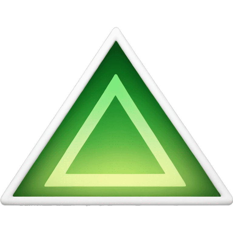 🔺 i want a green triangle like this one emoji