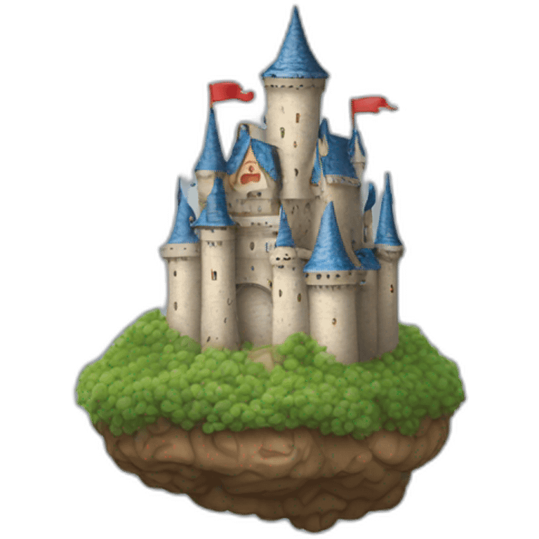 castle on a brain emoji