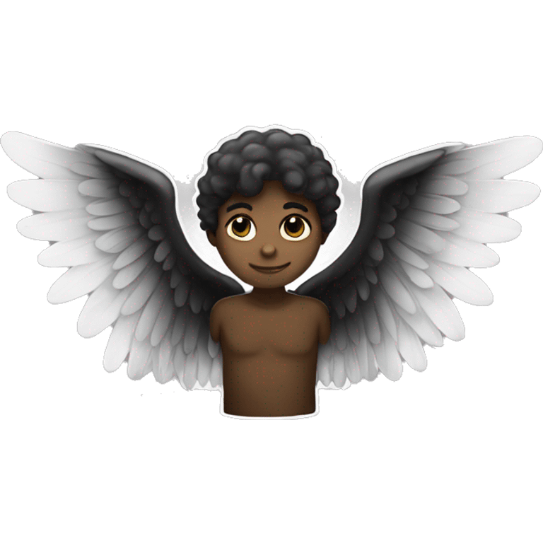 black angel wings emoji