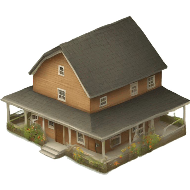 Farmhouse emoji