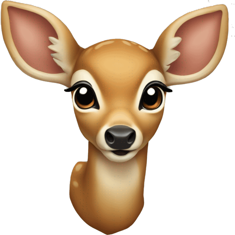 baby deer head  emoji