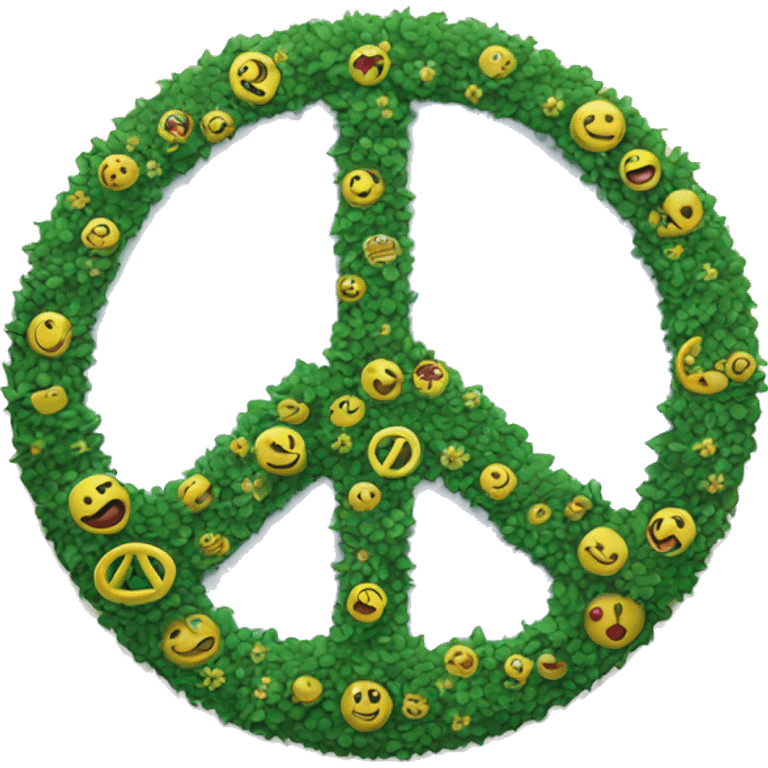 Peace sign with tumb emoji