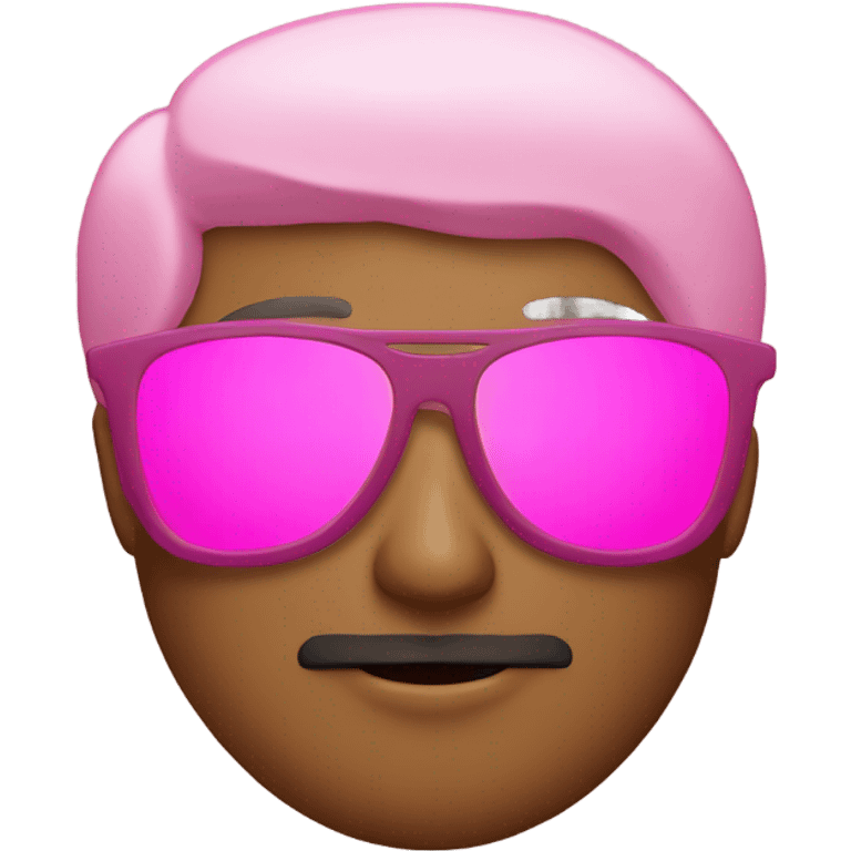 pink glasses emoji