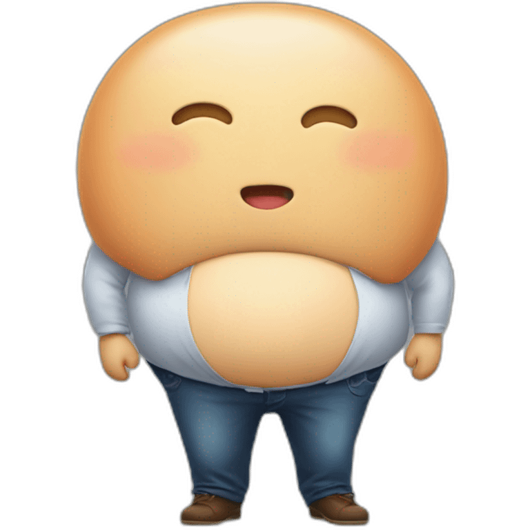 Big stomach emoji