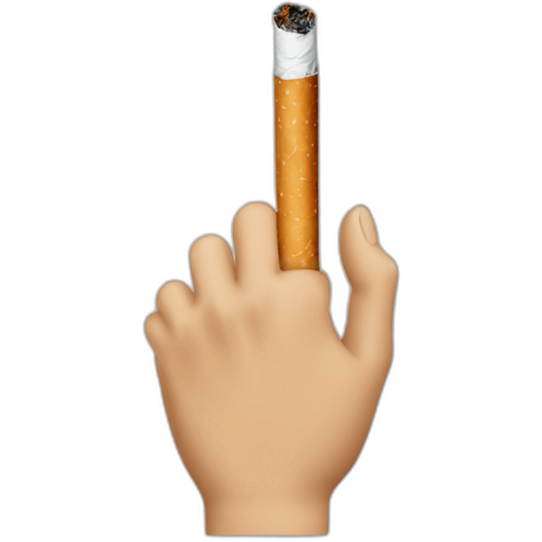 hand rolled cigarette emoji