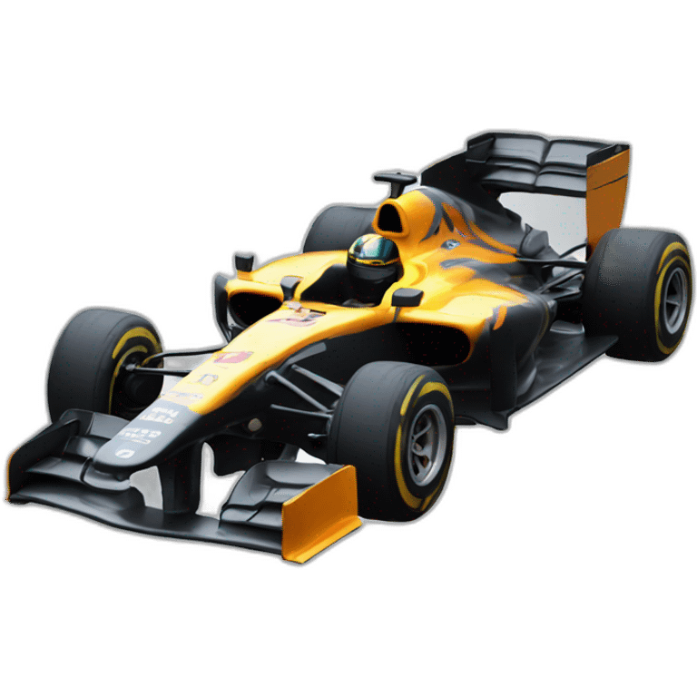 Formula one car emoji