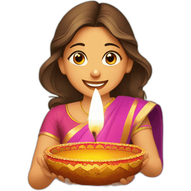 Wishing you a Diwali filled with love, laughter, and the sweetness of festive treats. Have a joyous celebration! emoji