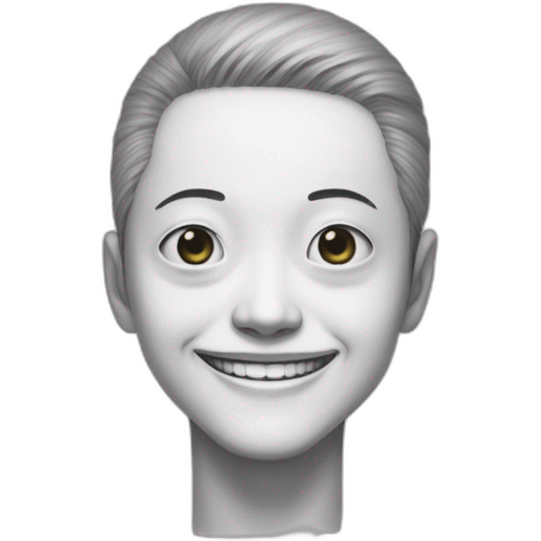 tomie junji ito smilling emoji