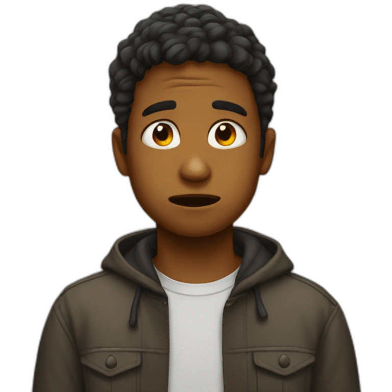 Boy in dépression  emoji