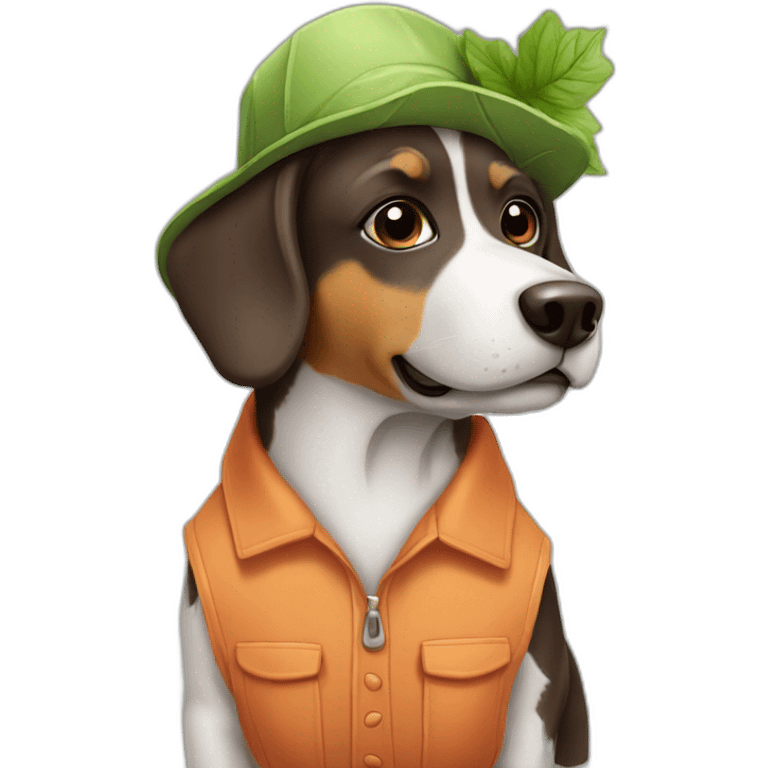 gardener dog emoji